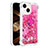 Coque Silicone Housse Etui Gel Bling-Bling avec Support Bague Anneau S01 pour Apple iPhone 13 Petit