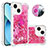 Coque Silicone Housse Etui Gel Bling-Bling avec Support Bague Anneau S01 pour Apple iPhone 13 Petit