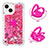 Coque Silicone Housse Etui Gel Bling-Bling avec Support Bague Anneau S01 pour Apple iPhone 13 Petit