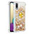 Coque Silicone Housse Etui Gel Bling-Bling avec Support Bague Anneau S01 pour Samsung Galaxy A02 Or