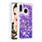 Coque Silicone Housse Etui Gel Bling-Bling avec Support Bague Anneau S01 pour Samsung Galaxy A20e Petit