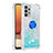 Coque Silicone Housse Etui Gel Bling-Bling avec Support Bague Anneau S01 pour Samsung Galaxy A32 4G Petit