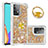 Coque Silicone Housse Etui Gel Bling-Bling avec Support Bague Anneau S01 pour Samsung Galaxy A52 5G Petit