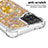 Coque Silicone Housse Etui Gel Bling-Bling avec Support Bague Anneau S01 pour Samsung Galaxy F12 Petit