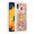 Coque Silicone Housse Etui Gel Bling-Bling avec Support Bague Anneau S01 pour Samsung Galaxy M10S Petit