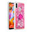 Coque Silicone Housse Etui Gel Bling-Bling avec Support Bague Anneau S01 pour Samsung Galaxy M11 Petit