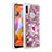 Coque Silicone Housse Etui Gel Bling-Bling avec Support Bague Anneau S01 pour Samsung Galaxy M11 Petit