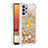 Coque Silicone Housse Etui Gel Bling-Bling avec Support Bague Anneau S01 pour Samsung Galaxy M32 5G Petit