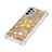 Coque Silicone Housse Etui Gel Bling-Bling avec Support Bague Anneau S01 pour Samsung Galaxy M32 5G Petit