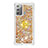 Coque Silicone Housse Etui Gel Bling-Bling avec Support Bague Anneau S01 pour Samsung Galaxy Note 20 5G Petit