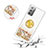 Coque Silicone Housse Etui Gel Bling-Bling avec Support Bague Anneau S01 pour Samsung Galaxy Note 20 5G Petit