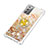 Coque Silicone Housse Etui Gel Bling-Bling avec Support Bague Anneau S01 pour Samsung Galaxy Note 20 5G Petit