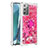 Coque Silicone Housse Etui Gel Bling-Bling avec Support Bague Anneau S01 pour Samsung Galaxy Note 20 5G Petit