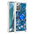 Coque Silicone Housse Etui Gel Bling-Bling avec Support Bague Anneau S01 pour Samsung Galaxy Note 20 5G Petit