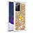 Coque Silicone Housse Etui Gel Bling-Bling avec Support Bague Anneau S01 pour Samsung Galaxy Note 20 Ultra 5G Petit