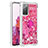 Coque Silicone Housse Etui Gel Bling-Bling avec Support Bague Anneau S01 pour Samsung Galaxy S20 FE 4G Petit