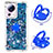 Coque Silicone Housse Etui Gel Bling-Bling avec Support Bague Anneau S01 pour Xiaomi Civi 2 5G Petit