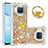 Coque Silicone Housse Etui Gel Bling-Bling avec Support Bague Anneau S01 pour Xiaomi Mi 10i 5G Petit