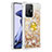 Coque Silicone Housse Etui Gel Bling-Bling avec Support Bague Anneau S01 pour Xiaomi Mi 11T 5G Or