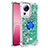 Coque Silicone Housse Etui Gel Bling-Bling avec Support Bague Anneau S01 pour Xiaomi Mi 13 Lite 5G Vert