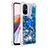 Coque Silicone Housse Etui Gel Bling-Bling avec Support Bague Anneau S01 pour Xiaomi Poco C55 Petit