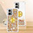 Coque Silicone Housse Etui Gel Bling-Bling avec Support Bague Anneau S01 pour Xiaomi Redmi 11 Prime 5G Petit