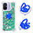 Coque Silicone Housse Etui Gel Bling-Bling avec Support Bague Anneau S01 pour Xiaomi Redmi 11A 4G Petit