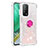 Coque Silicone Housse Etui Gel Bling-Bling avec Support Bague Anneau S01 pour Xiaomi Redmi K30S 5G Petit