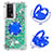 Coque Silicone Housse Etui Gel Bling-Bling avec Support Bague Anneau S01 pour Xiaomi Redmi K60 5G Petit