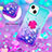 Coque Silicone Housse Etui Gel Bling-Bling avec Support Bague Anneau S02 pour Apple iPhone 14 Plus Petit