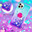 Coque Silicone Housse Etui Gel Bling-Bling avec Support Bague Anneau S02 pour Apple iPhone 14 Pro Max Petit