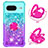 Coque Silicone Housse Etui Gel Bling-Bling avec Support Bague Anneau S02 pour Google Pixel 8 5G Petit