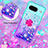 Coque Silicone Housse Etui Gel Bling-Bling avec Support Bague Anneau S02 pour Google Pixel 8 5G Petit