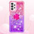 Coque Silicone Housse Etui Gel Bling-Bling avec Support Bague Anneau S02 pour Samsung Galaxy A13 4G Petit