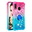 Coque Silicone Housse Etui Gel Bling-Bling avec Support Bague Anneau S02 pour Samsung Galaxy A20e Petit