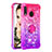 Coque Silicone Housse Etui Gel Bling-Bling avec Support Bague Anneau S02 pour Samsung Galaxy A20e Petit