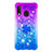 Coque Silicone Housse Etui Gel Bling-Bling avec Support Bague Anneau S02 pour Samsung Galaxy A20e Petit