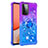 Coque Silicone Housse Etui Gel Bling-Bling avec Support Bague Anneau S02 pour Samsung Galaxy A72 4G Petit