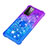 Coque Silicone Housse Etui Gel Bling-Bling avec Support Bague Anneau S02 pour Samsung Galaxy A72 4G Petit