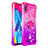 Coque Silicone Housse Etui Gel Bling-Bling avec Support Bague Anneau S02 pour Samsung Galaxy M10 Petit