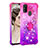 Coque Silicone Housse Etui Gel Bling-Bling avec Support Bague Anneau S02 pour Samsung Galaxy M21 Petit