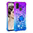 Coque Silicone Housse Etui Gel Bling-Bling avec Support Bague Anneau S02 pour Samsung Galaxy M21 Petit