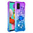 Coque Silicone Housse Etui Gel Bling-Bling avec Support Bague Anneau S02 pour Samsung Galaxy M40S Petit