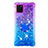 Coque Silicone Housse Etui Gel Bling-Bling avec Support Bague Anneau S02 pour Samsung Galaxy M60s Petit