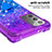 Coque Silicone Housse Etui Gel Bling-Bling avec Support Bague Anneau S02 pour Samsung Galaxy Note 20 5G Petit