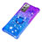 Coque Silicone Housse Etui Gel Bling-Bling avec Support Bague Anneau S02 pour Samsung Galaxy Note 20 5G Petit