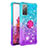 Coque Silicone Housse Etui Gel Bling-Bling avec Support Bague Anneau S02 pour Samsung Galaxy S20 FE 4G Petit