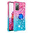 Coque Silicone Housse Etui Gel Bling-Bling avec Support Bague Anneau S02 pour Samsung Galaxy S20 FE 4G Petit