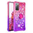 Coque Silicone Housse Etui Gel Bling-Bling avec Support Bague Anneau S02 pour Samsung Galaxy S20 FE 4G Petit