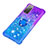 Coque Silicone Housse Etui Gel Bling-Bling avec Support Bague Anneau S02 pour Samsung Galaxy S20 FE 4G Petit